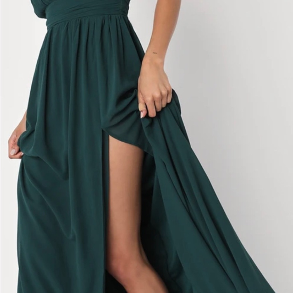 Lulus Heavenly Hues Forrest Green Maxi Dress - Picture 2 of 5